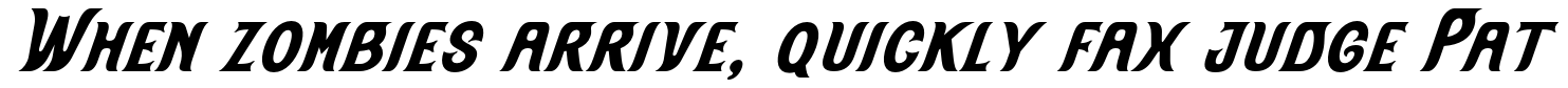 Bold Oblique