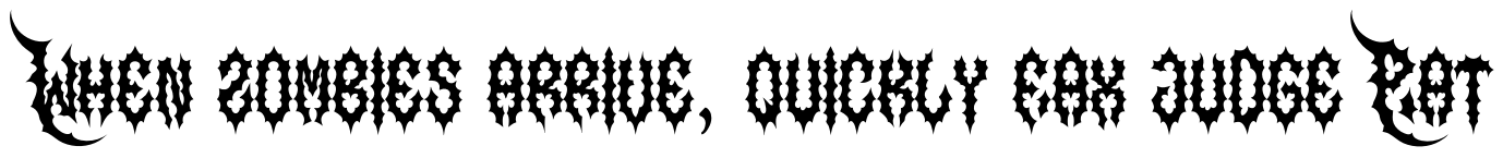 Crush - Simple Metal Font