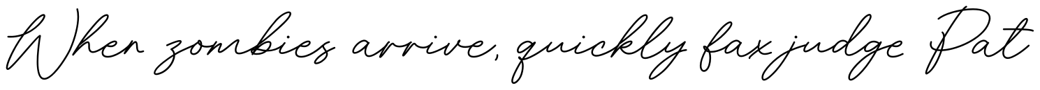 Richford Signature Font