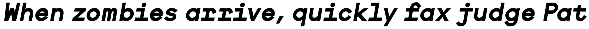 Extra Bold Italic