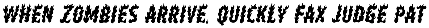 Fire Starter Merch Font