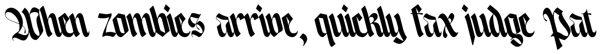 NCL Enigmatic Waesbendiy — Blackletter Font