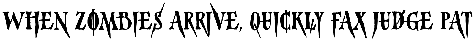 Dark Whisper — Serif Horror Font