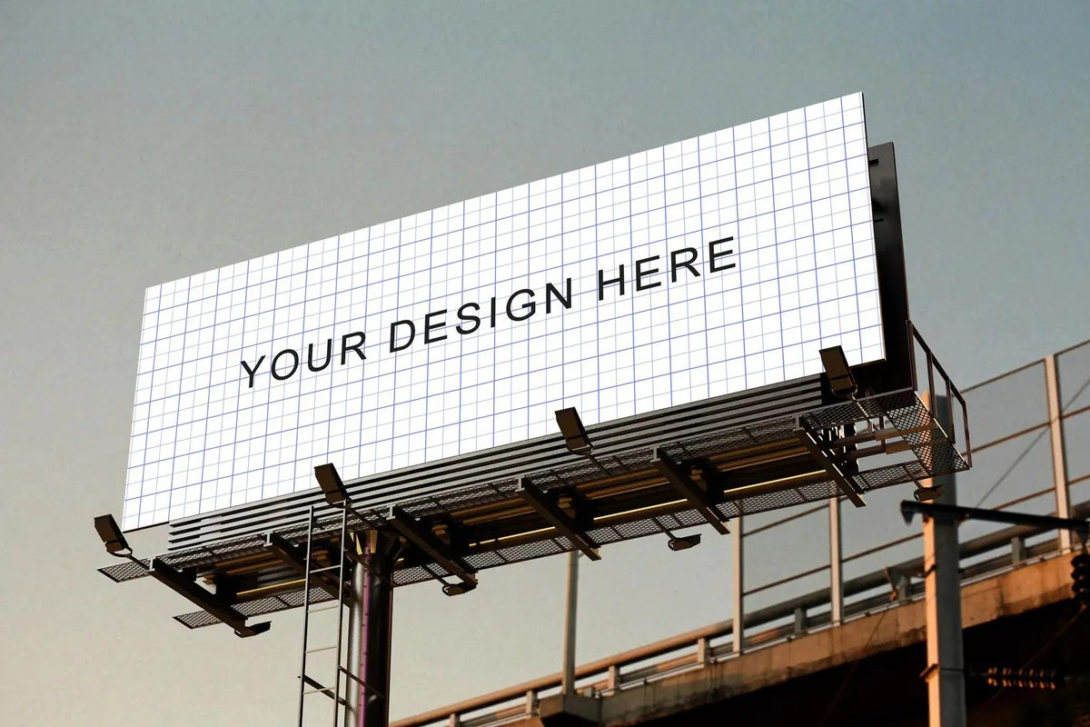 Large-Format Billboard Mockup