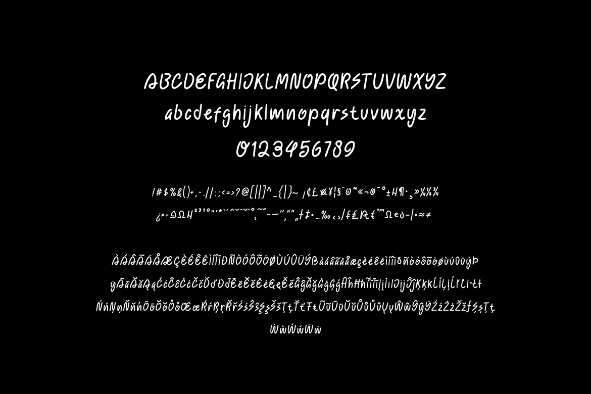 Rounde - Handwritten Rounded Font