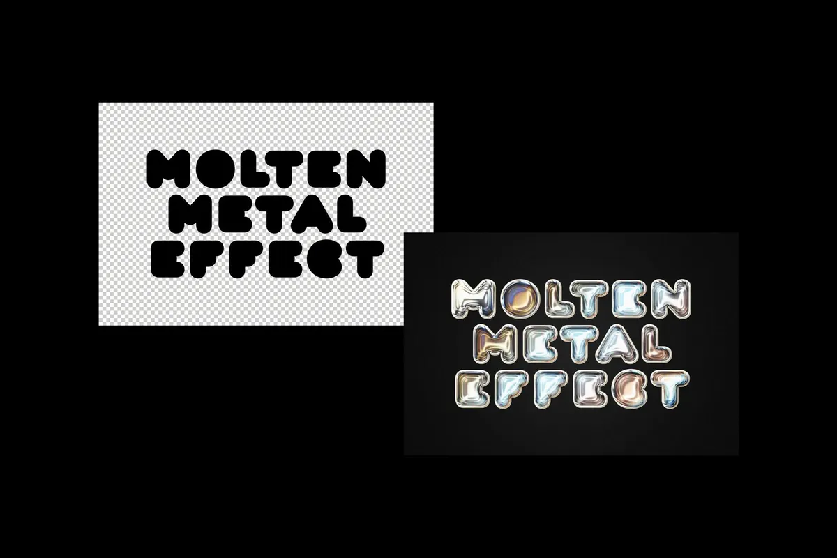 Molten Metal Text & Logo Effect