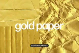 Gold Paper Textures: Sheets