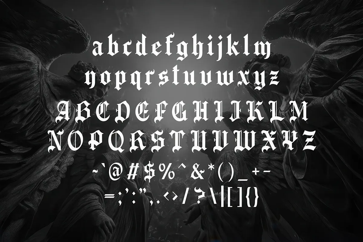 Arkhaven - Gothic Blackletter Typeface