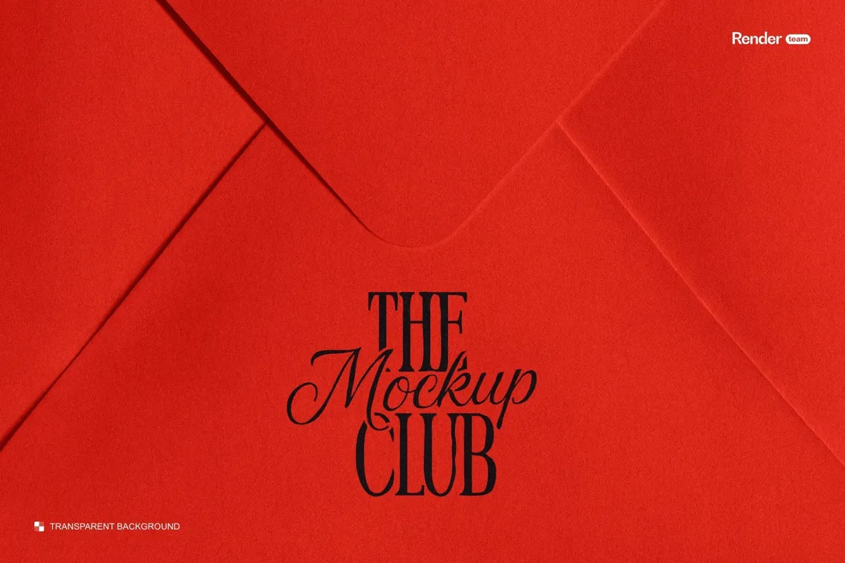 Square Envelope Mockup