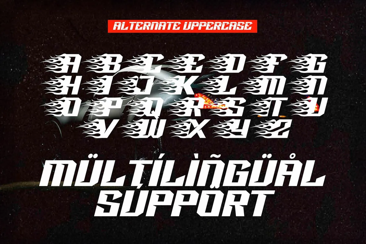 Racing Power — Sports Font