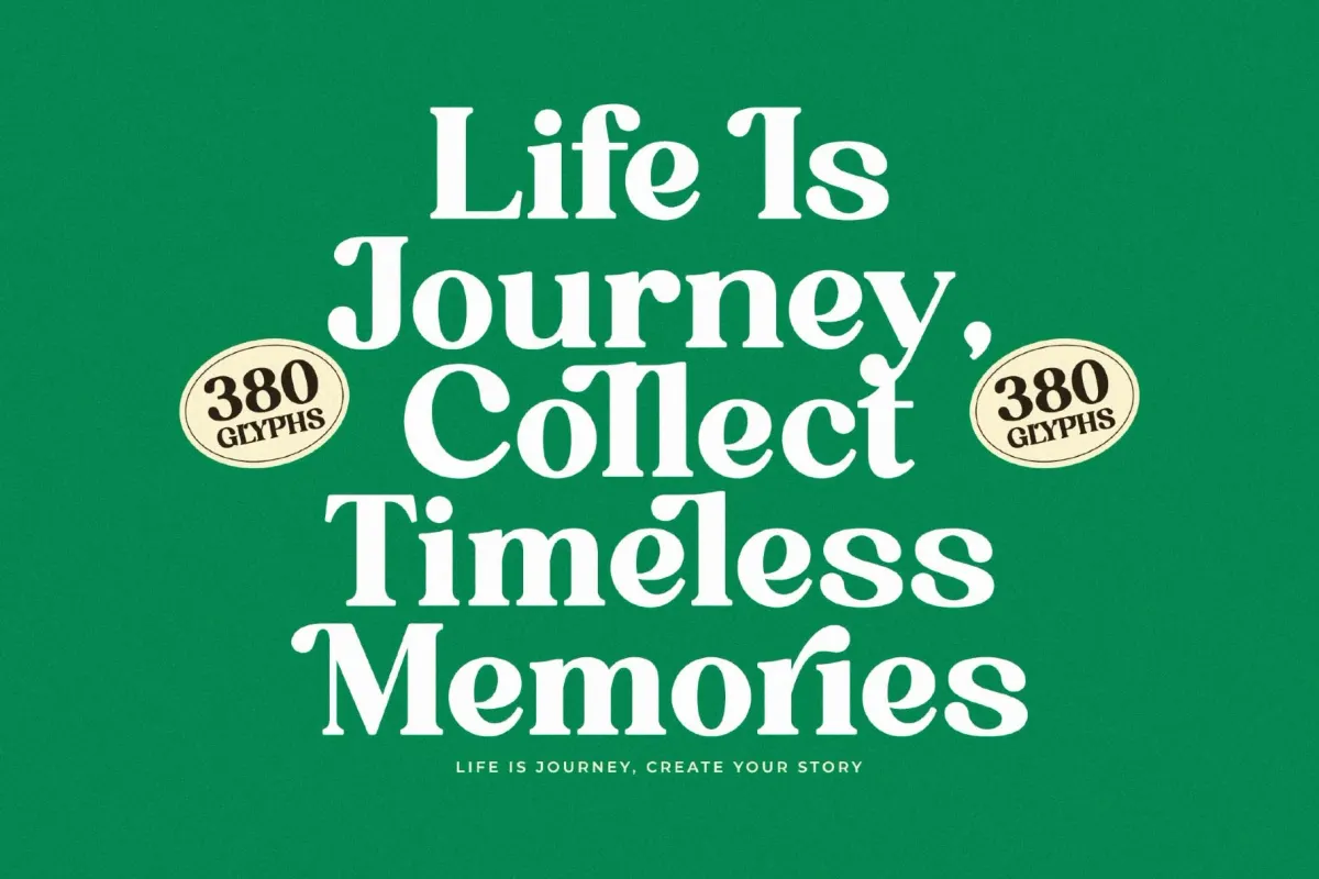 Sphere Memory - Bold Modern Serif Font
