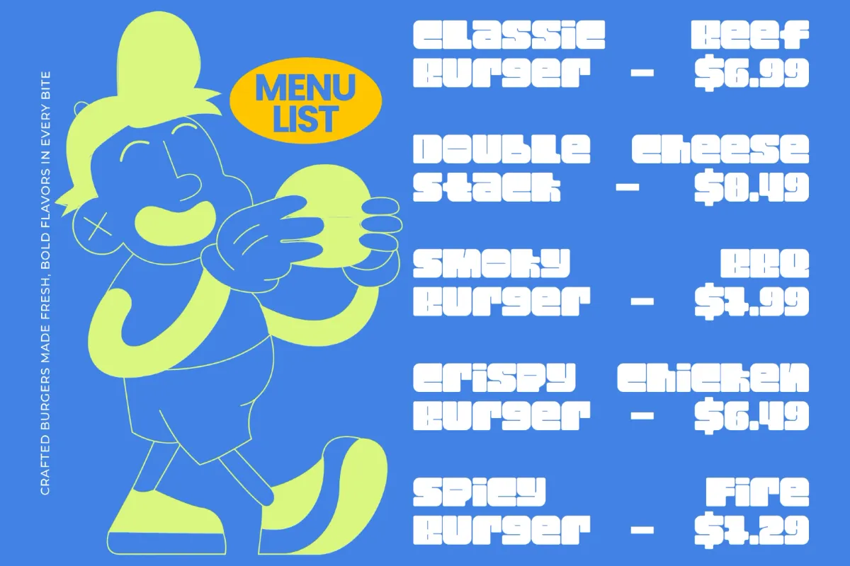 Waves Signal - Bold Playful Typeface