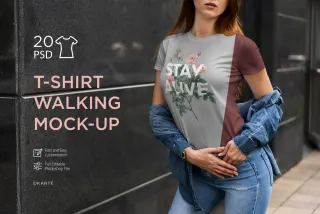 Women T-Shirt Mockup Bundle