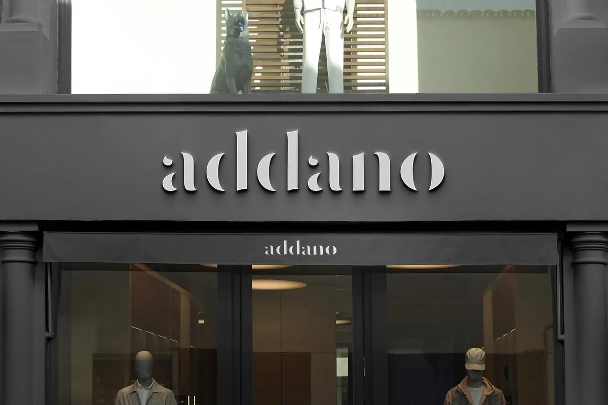 Boutique Facade Sign Mockup