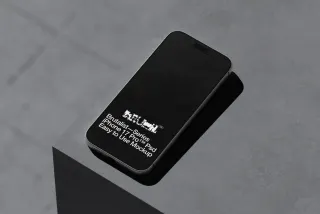 iPhone 17 Pro Brutalist Mockup