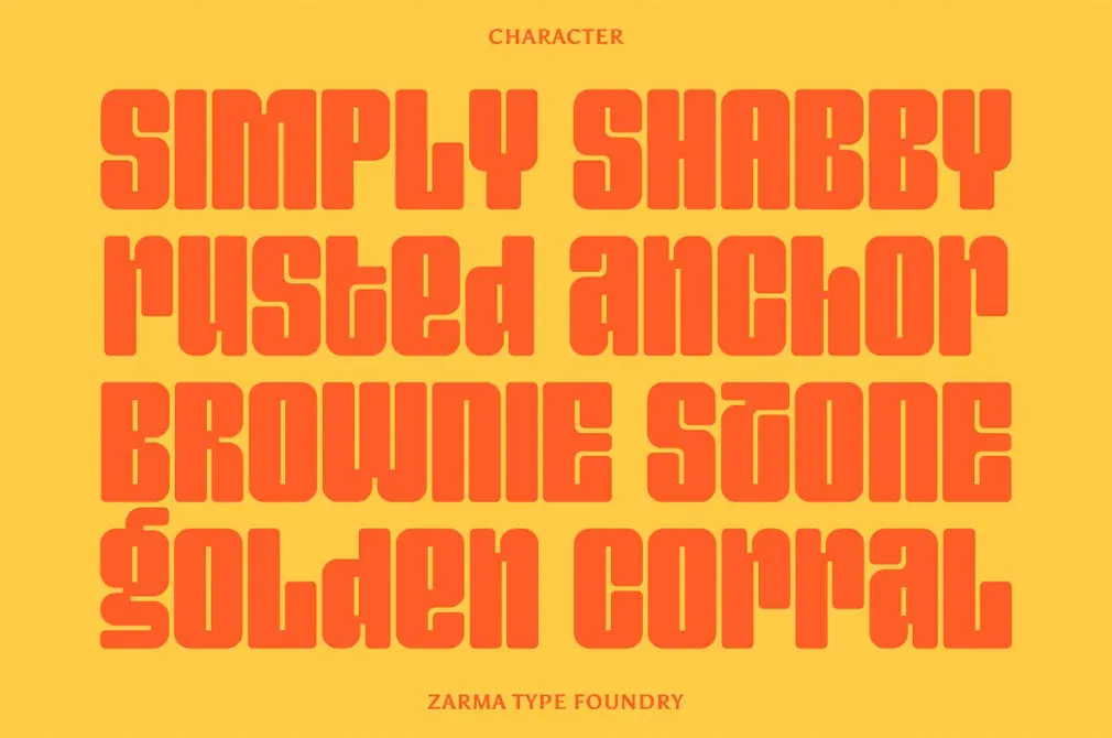 Entuista — Chunky Display Font