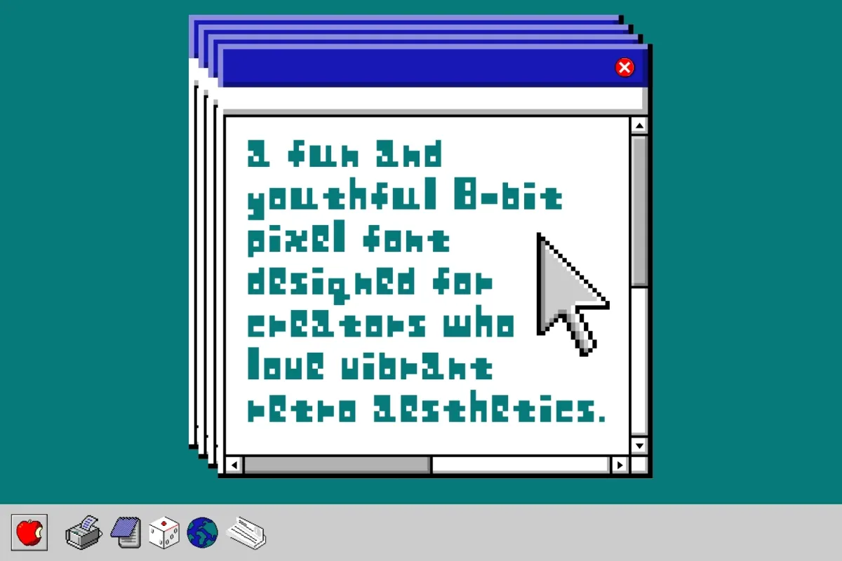 Start Signal - Cute Pixel Font
