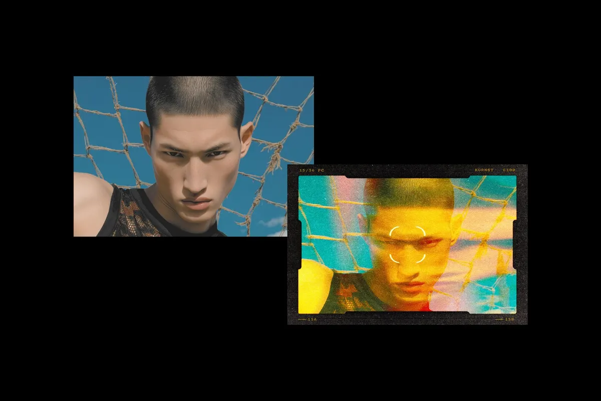 Nuke Film Card Photo Effect