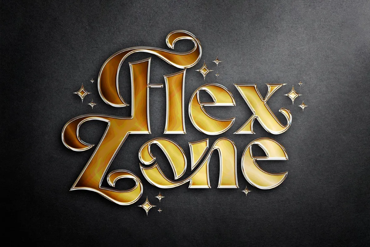 Gold Metallic Text & Logo Effect