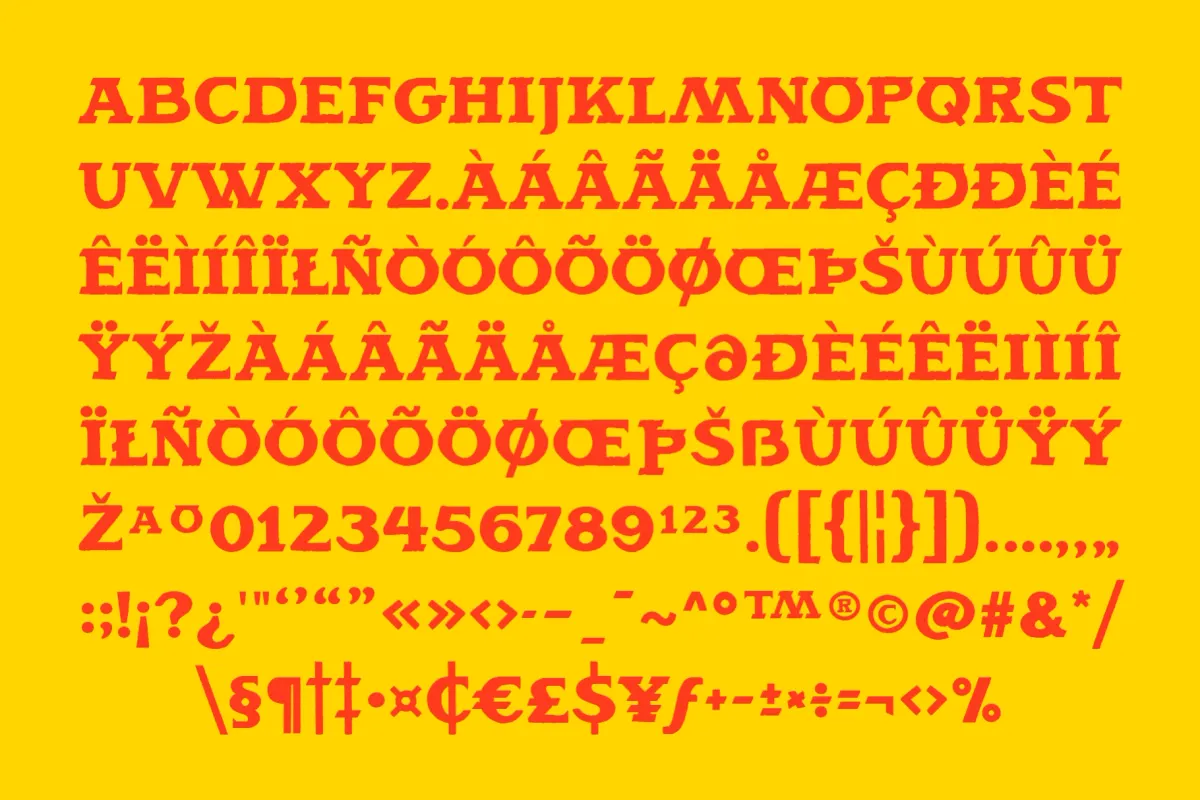SFC Brison Slab Two - Desert Western Font