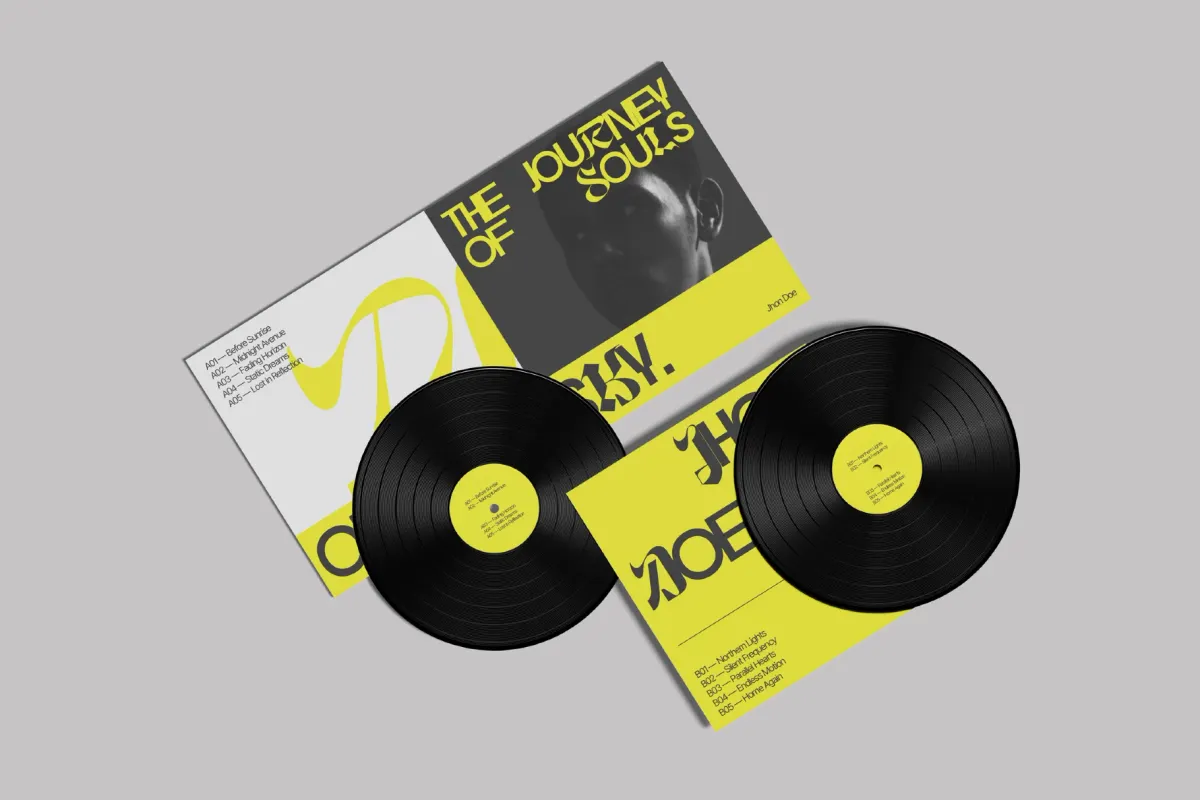 Gatefold Vinyl Mockup Pack