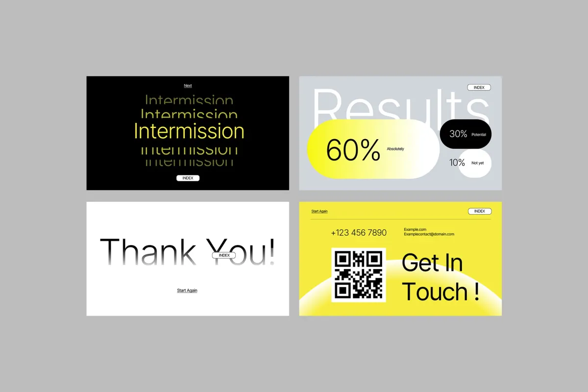 Modern Minimalist Business Pitch Deck Presentation