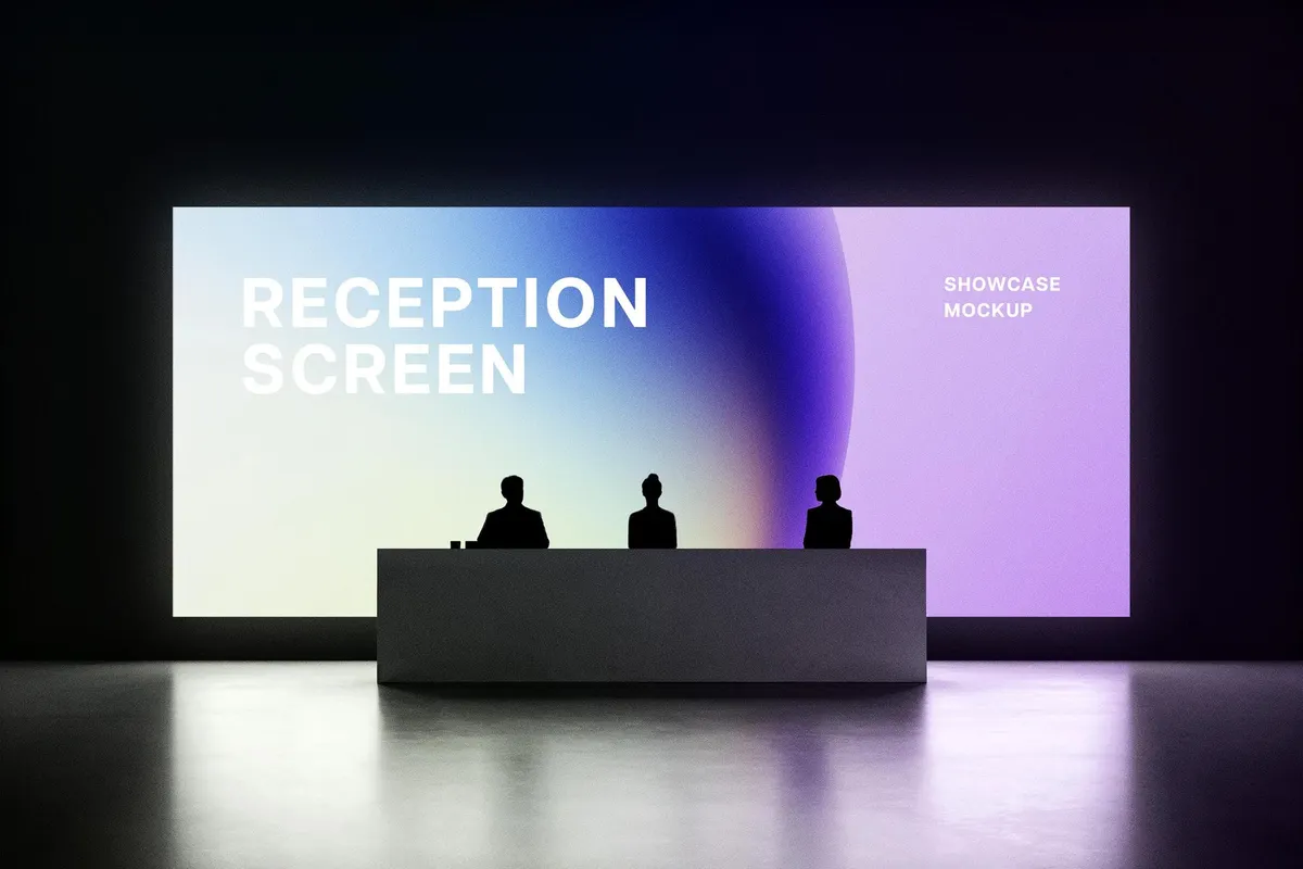 Reception Screen Mockup