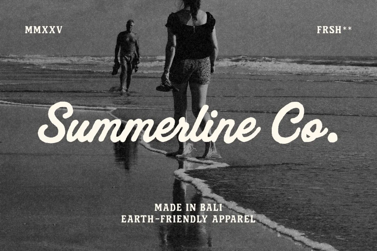 Dusklight Script — Retro Forest-Inspired Font