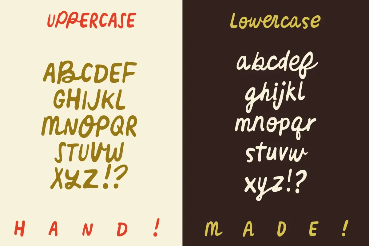 Organic Hand - Semi-Script Font