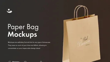 Paper Bag Mockup Set