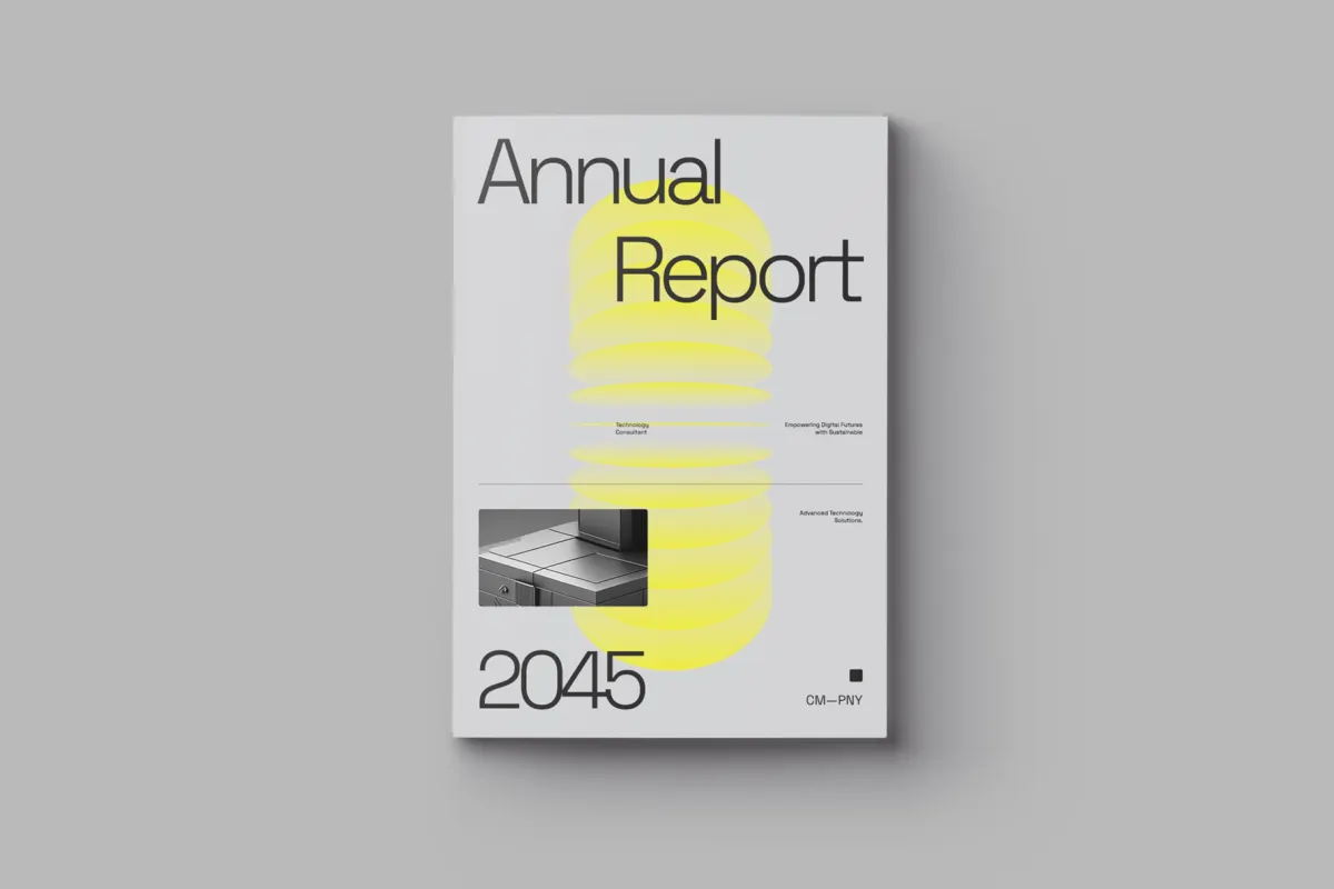 BLENN - Minimalist Annual Report Ms. Word Template
