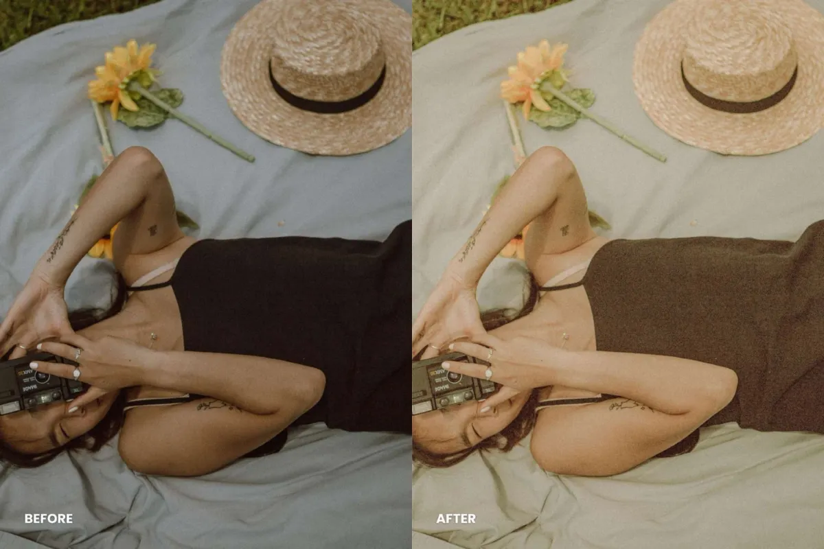 90s Vintage Look Lightroom Presets