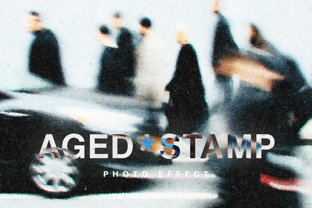 Aged Stamp Effect