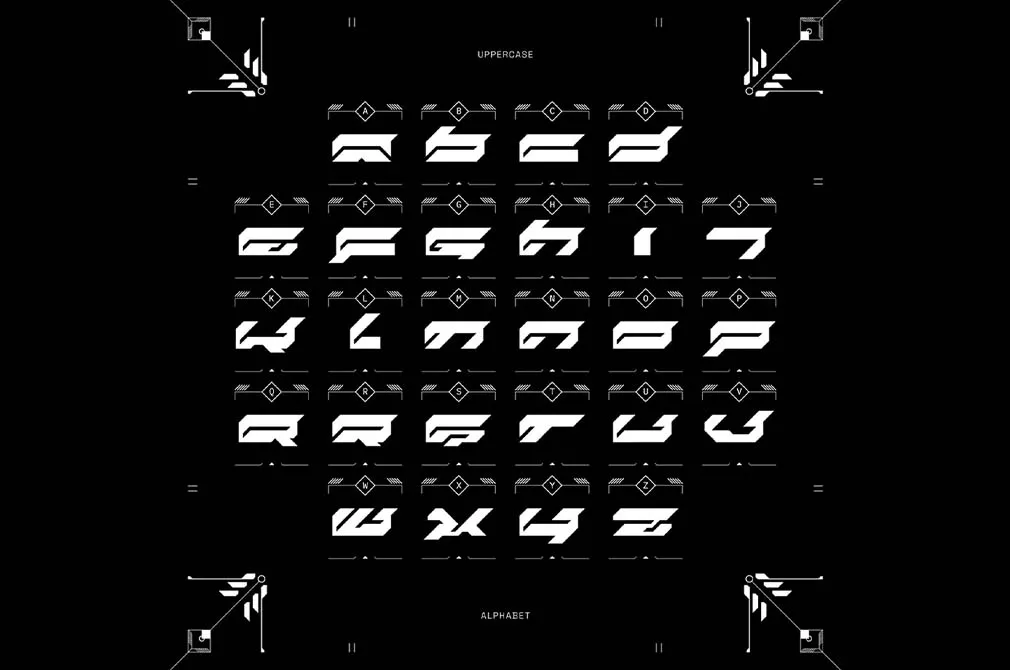 NCL REKRON — Y2K Futuristic Font