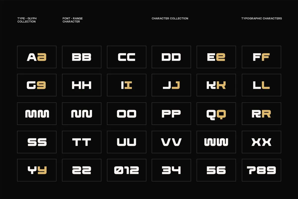 TRT Makron - Futuristic Geometric Sans Font