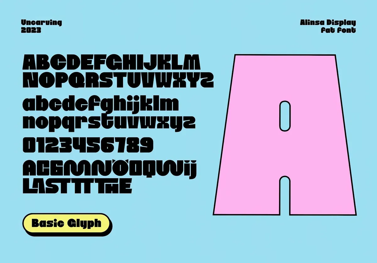 Alinsa — Display Font