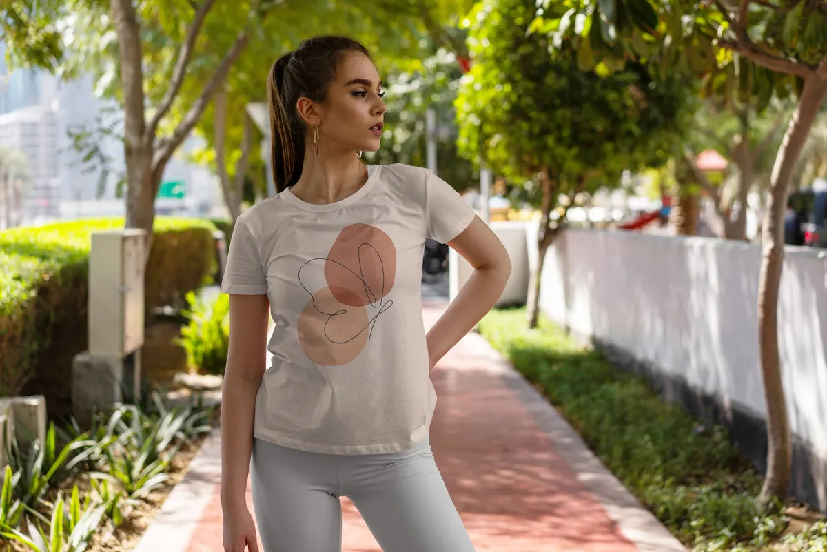 Women T-Shirt Mockup Set