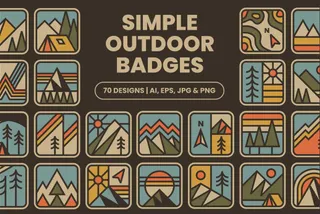 Simple Outdoor Badges