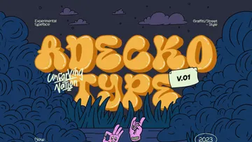 Adecko — Graffiti Display Font