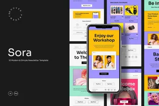 Sora Pop Newsletter Templates