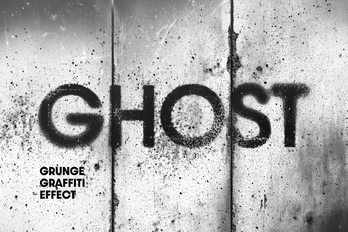 Textured Distortion Text Effect