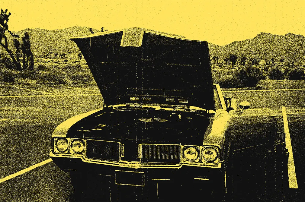 Old Risograph Poster Photo Effect