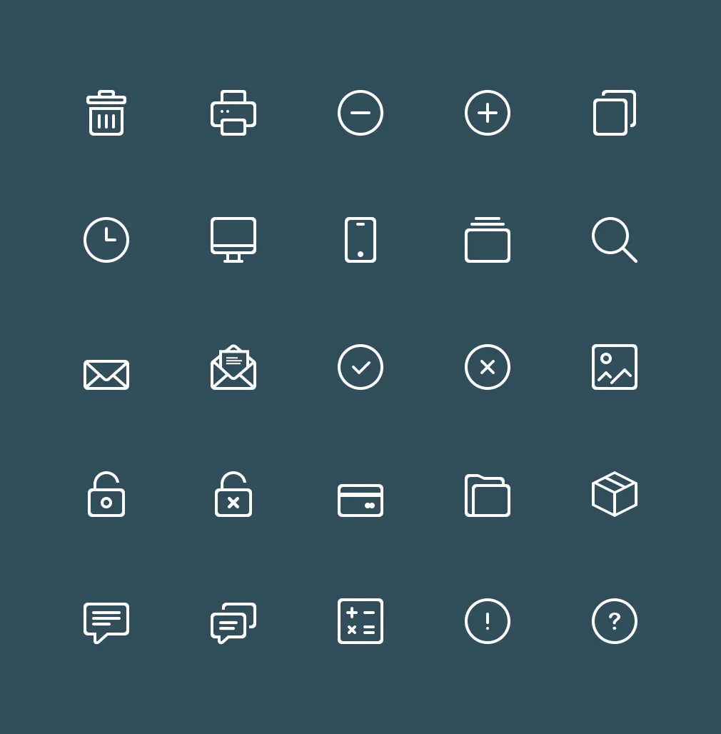 Buddha Line Icons Complete