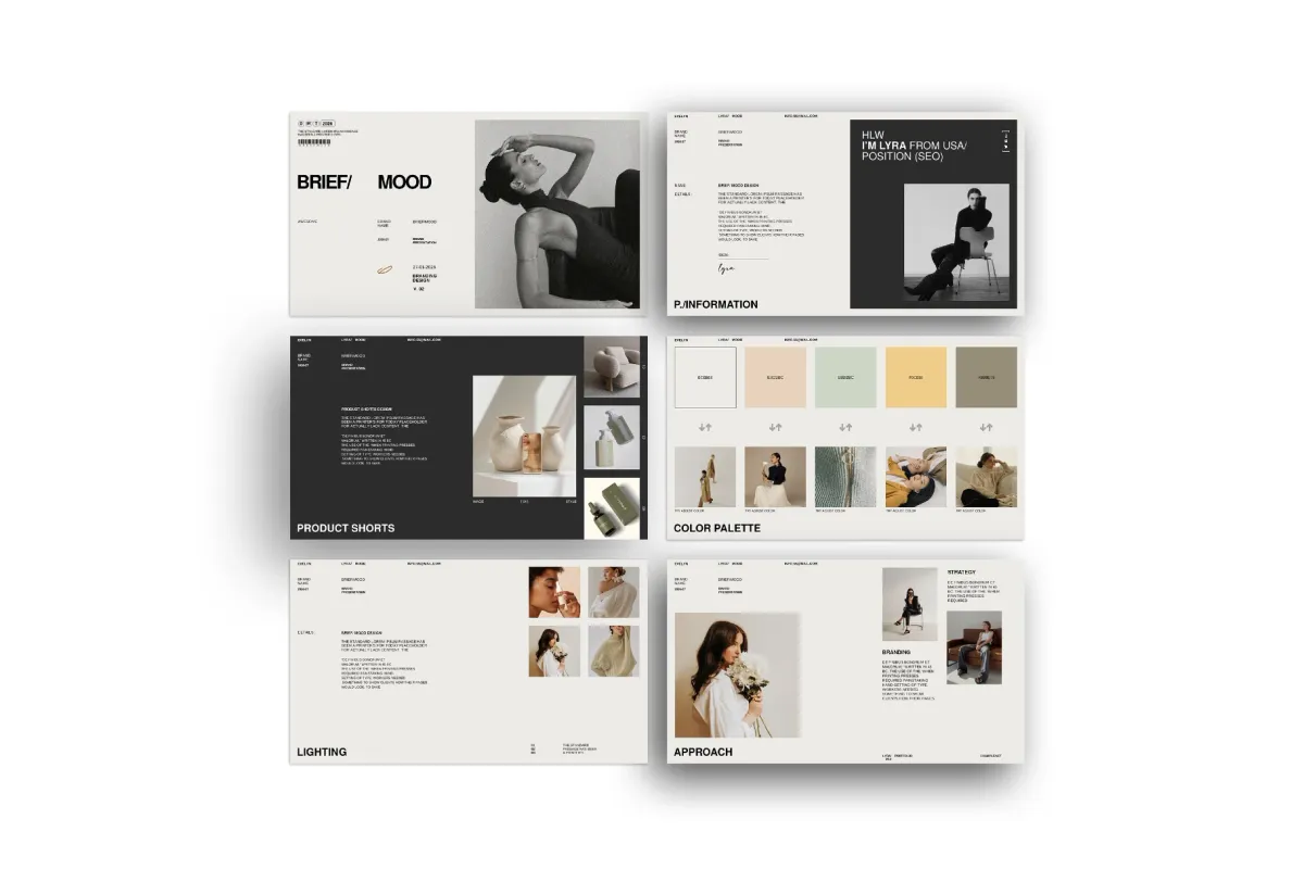 Mood And Brief Template