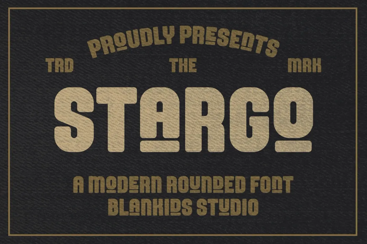 Stargo - Bold Rounded Sans Font