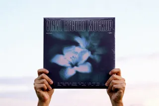 Handheld Vinyl Sleeve Mockup