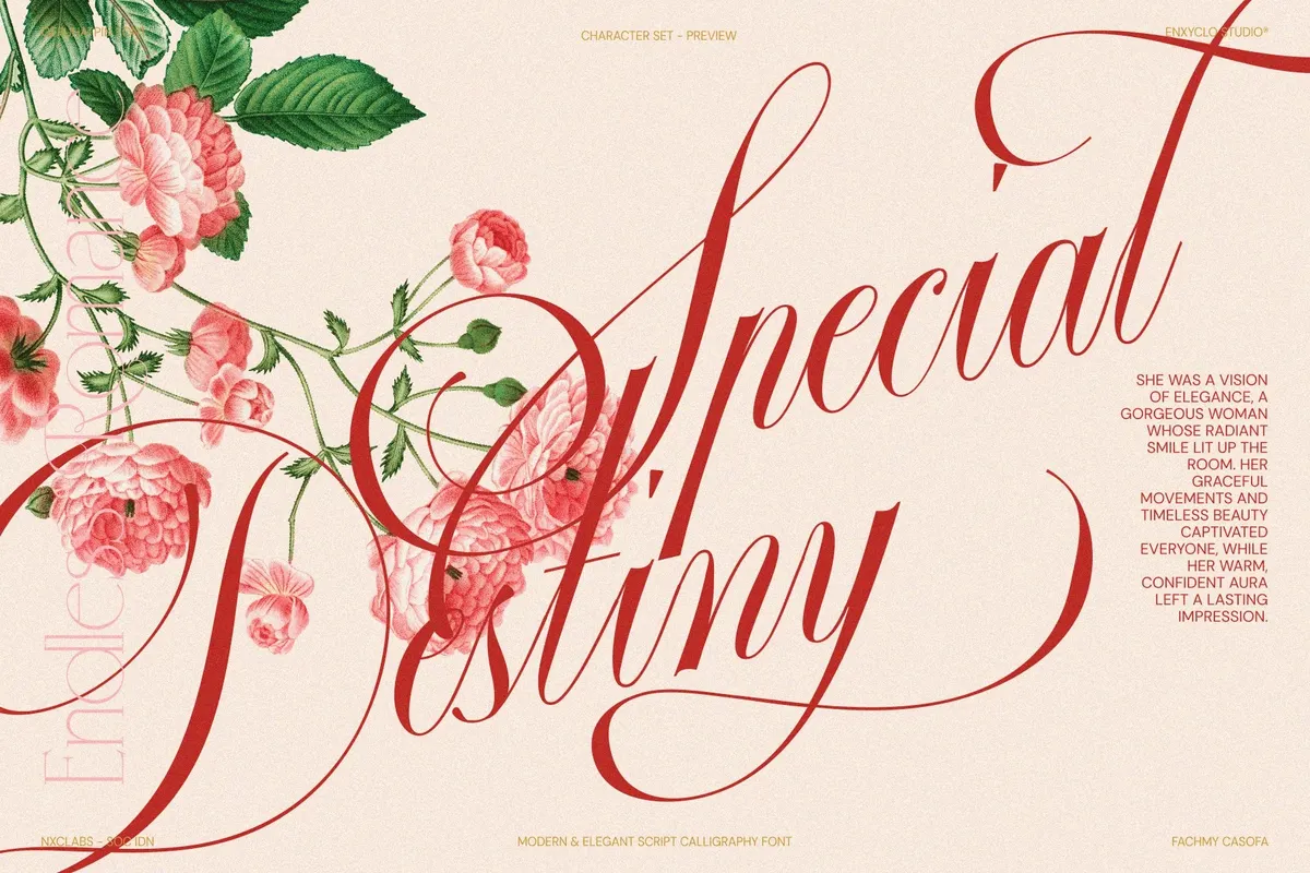 GEFUHATPIN — Elegant Calligraphy Font