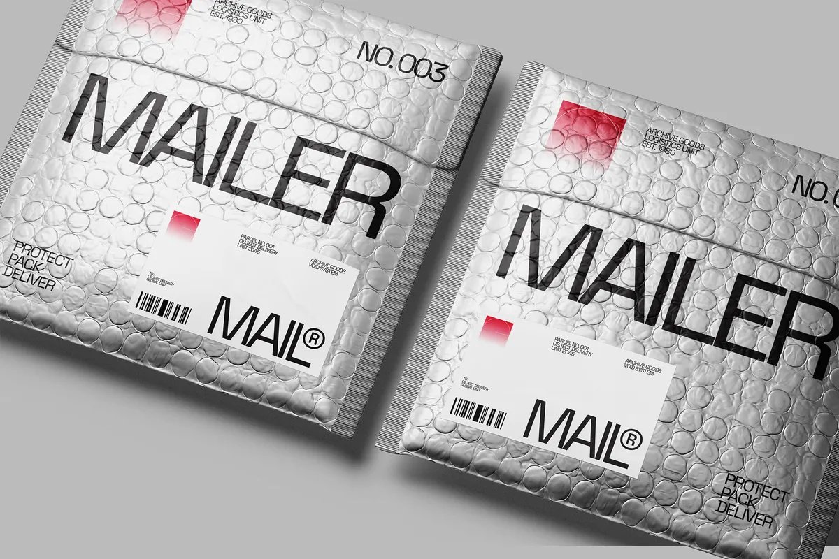 Bubble Mailer Mockup