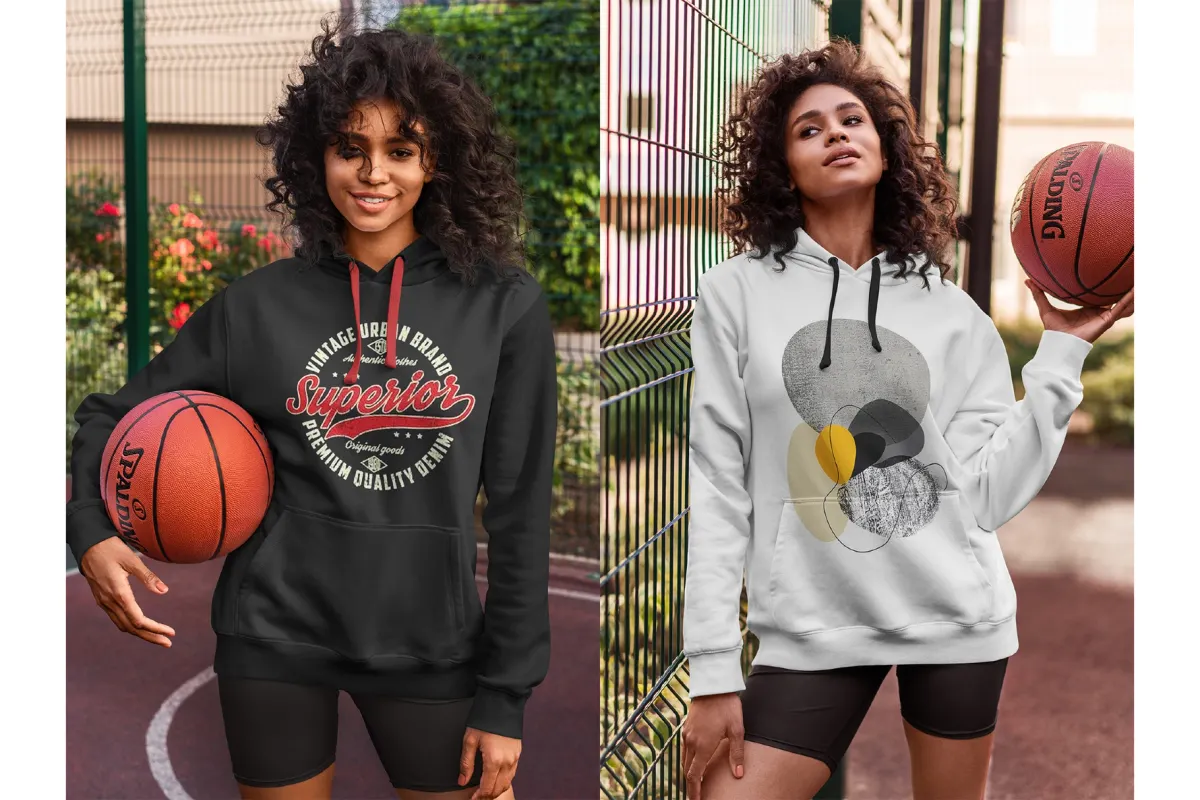 Sports Hoodie Mockup Set