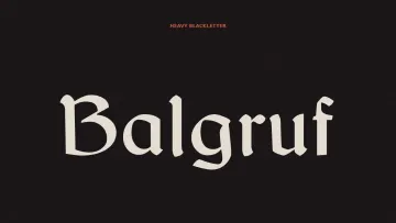 Balgruf - Fantasy Book Font
